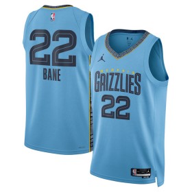 Maillot Basket Homme Memphis Grizzlies Desmond Bane 22 2022-23 Jordan Statement Edition Bleu Clair Swingman